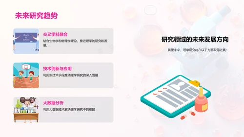 理学领域研究报告PPT模板