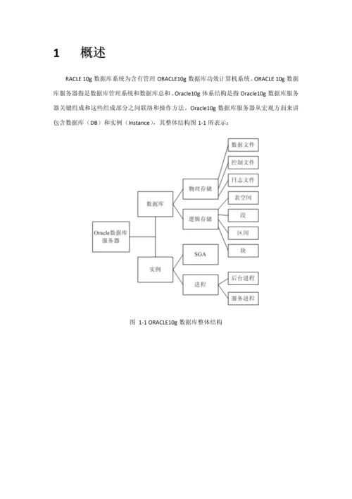 Oracleg标准体系结构V.docx