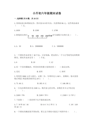 小升初六年级期末试卷精品（典型题）.docx