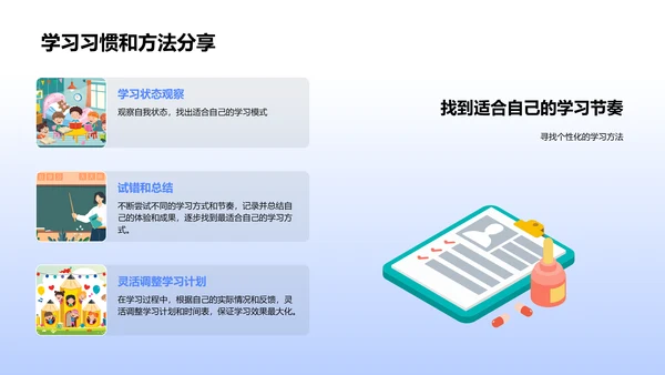 学习成果分享PPT模板