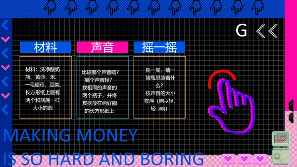 电子游戏像素风PPT模板