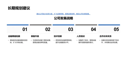 月度运输业绩报告PPT模板