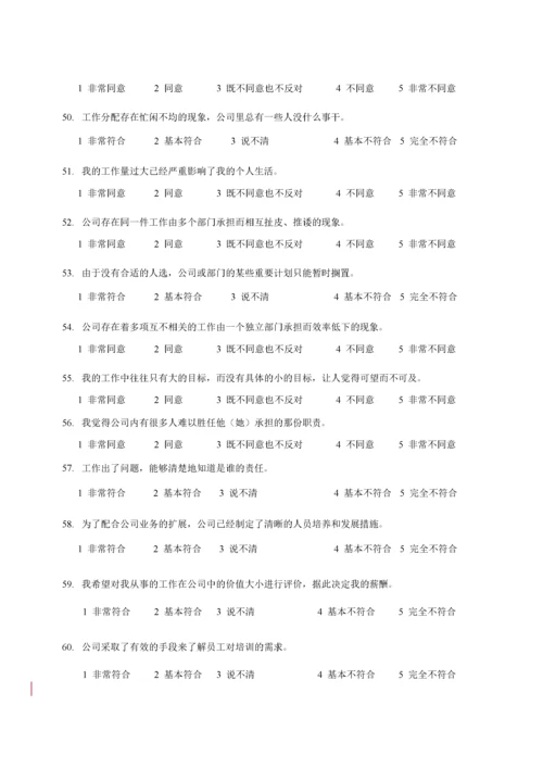 公司管理调查问卷.docx