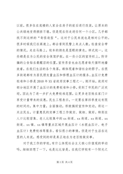 学习弘扬社会主义核心价值观心得体会.docx