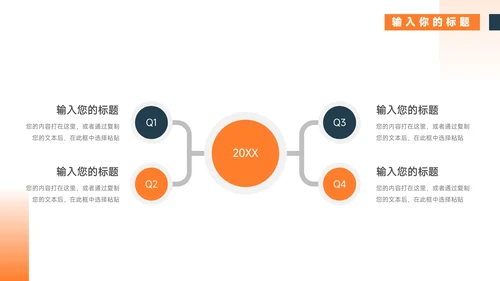 橙色通用教育教学模板PPT模板