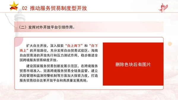 关于以高水平开放推动服务贸易高质量发展的意见全文学习PPT课件