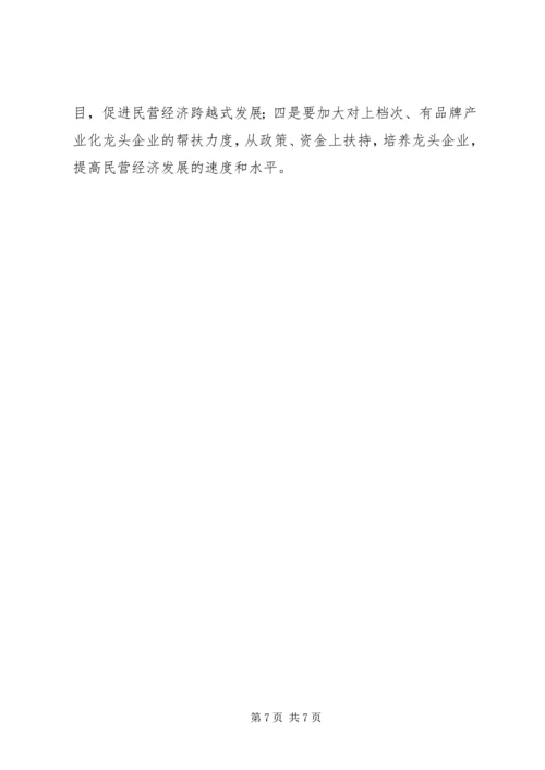 乡镇民营经济工作总结.docx