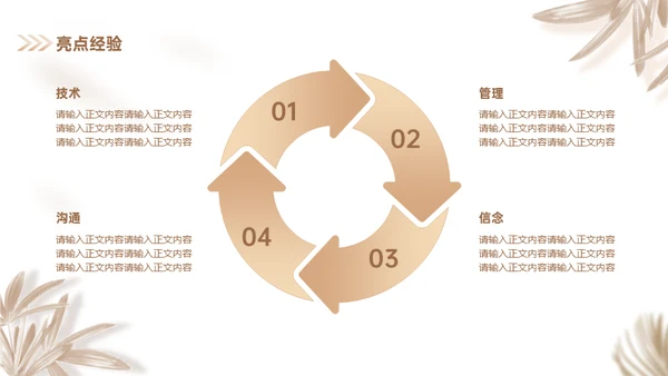金色质感年度工作总结商务通用PPT模板