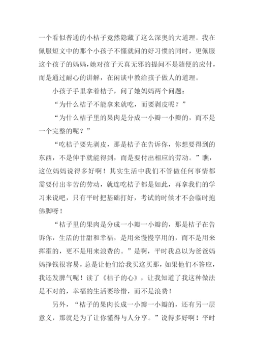 桔子的天空观后感作文.docx