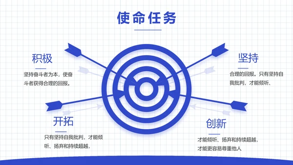 蓝色大气企业人才招聘动态PPT模板