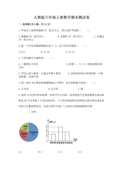 人教版六年级上册数学期末测试卷（必刷）word版.docx