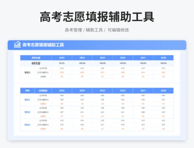 高考志愿填报辅助工具