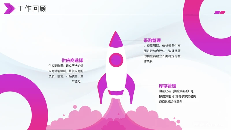 商务风含插图PPT列表