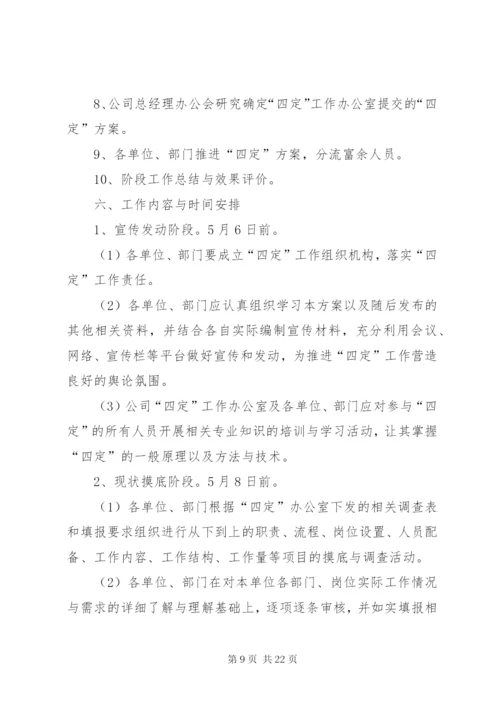 最新精编之公司定编定员改革实施方案.docx