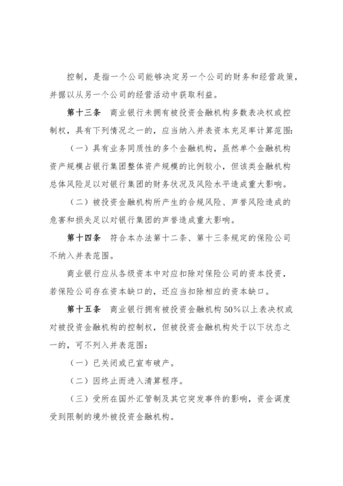 商业银行资本管理办法(试行)含附件.docx