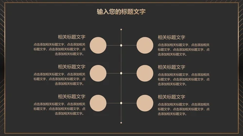 黑金商务项目总结PPT模板