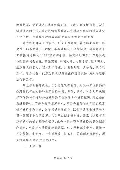 群众路线实施方案 (5).docx