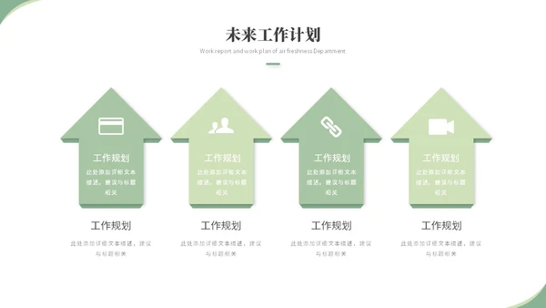 清新简约花卉工作汇报工作总结工作报告述职ppt模板