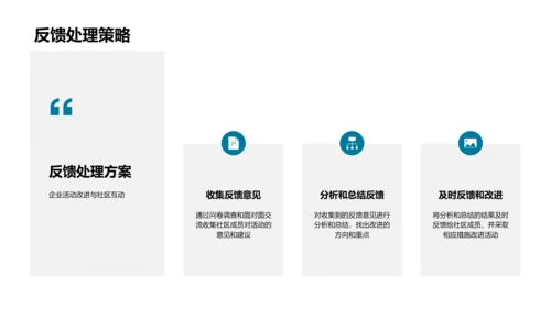 企业社区公益活动PPT模板