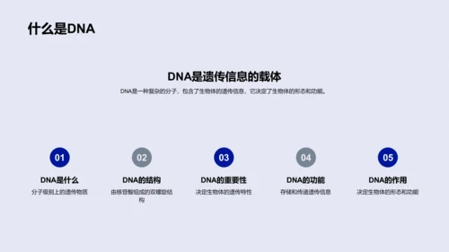 DNA与遗传信息传递PPT模板