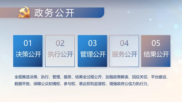 蓝色公安警察工作汇报动态PPT模板
