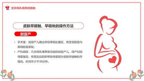 世界母乳喂养周关爱新生婴儿宝妈带娃PPT模板