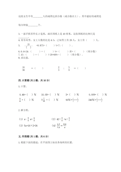 沪教版数学六年级下册期末检测试题附答案（实用）.docx