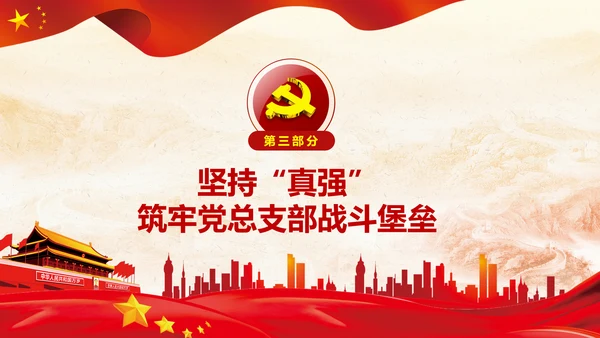 基层党组织模范机关建设党支部书记述职报告总结党建PPT