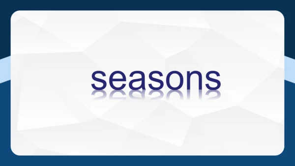 Unit 2 My favourite season单元复习 课件(共53张PPT)