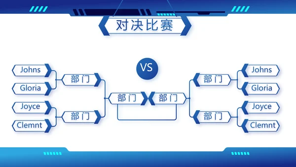 蓝色科技风工作总结汇报商务PPT