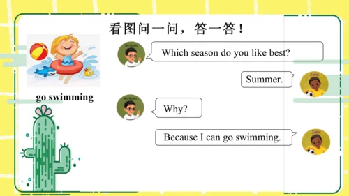 五年级下册Unit 2 My favourite season知识点复习课件