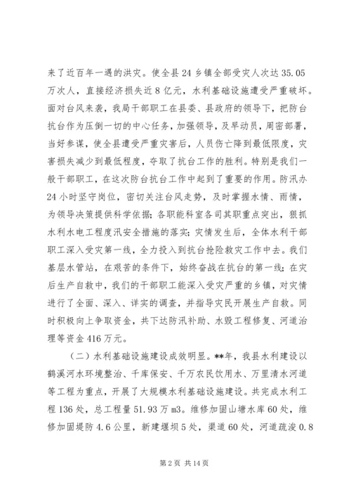 县水利局会议讲话.docx