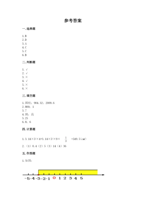 青岛版(五四制)六年级下册数学期末综合检测试卷精品【综合题】.docx