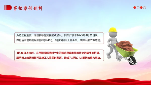 典型建筑施工生产安全事故警示教育安全生产PPT课件