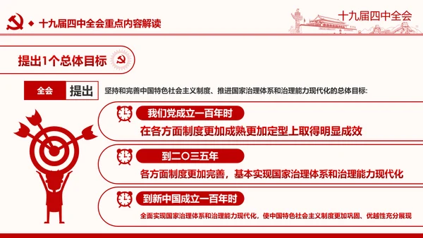 中国共产党第十九届四中全会公报解读PPT
