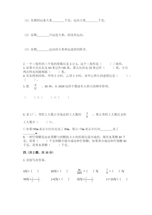 山西省【小升初】2023年小升初数学试卷（考点梳理）.docx