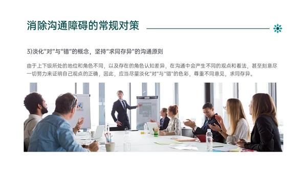 绿色简约商务管理学沟通培训PPT课件沟通技巧