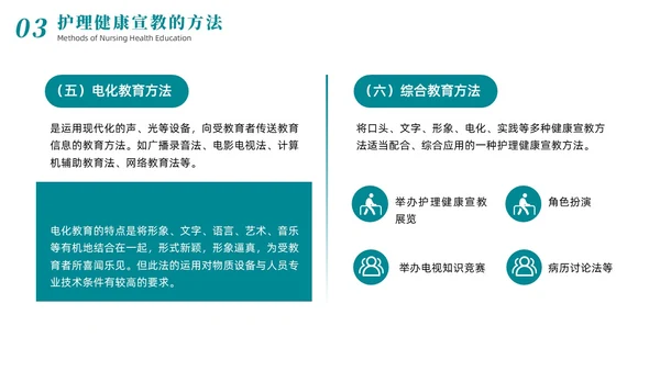 绿色商务简约风住院病人健康宣教商务通用PPT医疗