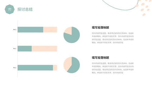 简约形状小清新绿植学习汇报总结心得体会分享PPT学习分享