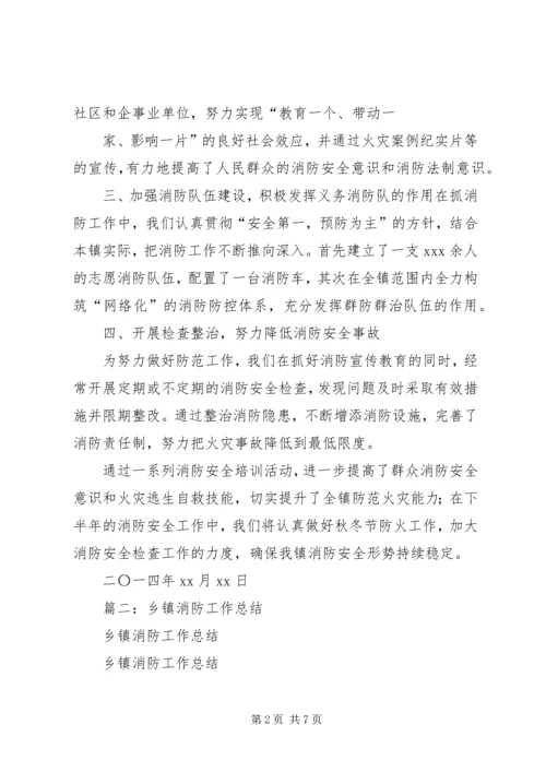 乡镇消防宣传工作总结.docx