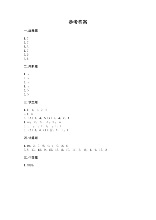 北师大版一年级上册数学期末测试卷及答案【名校卷】.docx