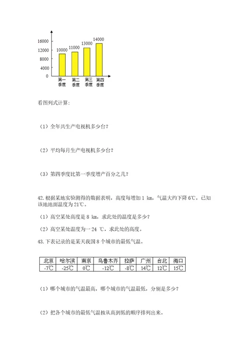 小升初数学应用题50道精品名师推荐