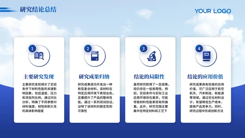 蓝色简约大气毕业答辩PPT模版