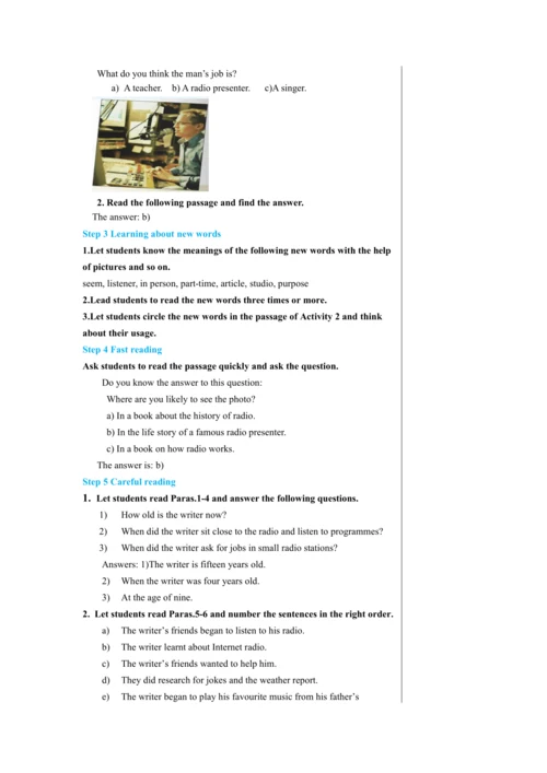 Module 10 Unit 2教学详案