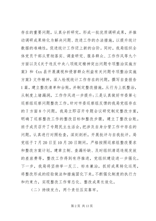 统计局XX年工作总结和XX年工作计划 (2).docx