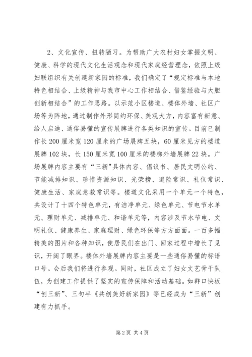 妇联对争创三新倡导绿色生活活动的调研思考 (4).docx