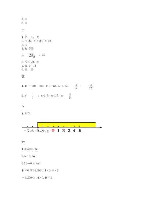 贵州省【小升初】2023年小升初数学试卷完整答案.docx