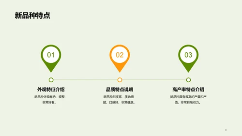 绿色现代农业新品种推广会发布会PPT模板