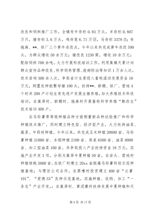 乡镇政府工作总结暨工作打算.docx