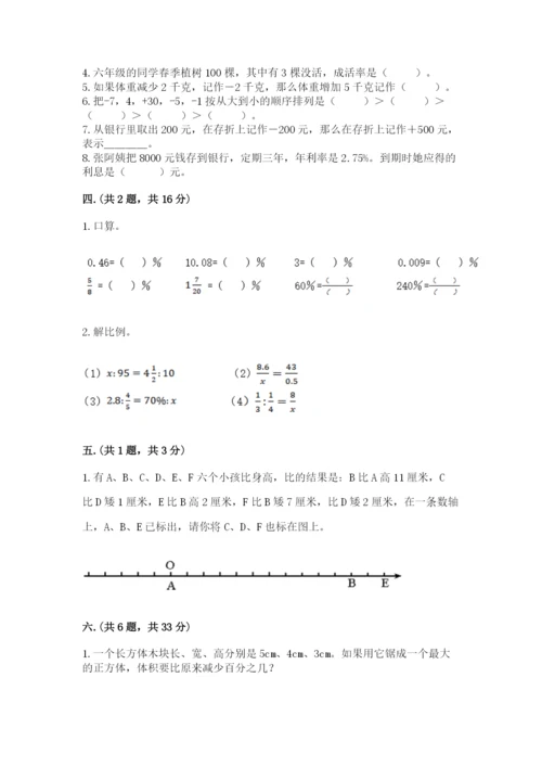 河北省【小升初】2023年小升初数学试卷精品（模拟题）.docx